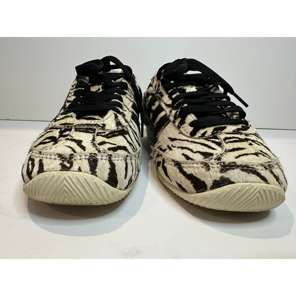 Adidas Originals Japan Pony Hair Sneakers Women’s 9.5 Zebra Print Low Top Shoes - Picture 4 of 10